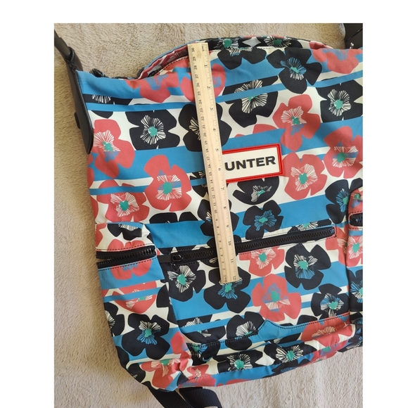 Hunter Topclip Backpack Nylon Floral Print Waterproof - Picture 12 of 12